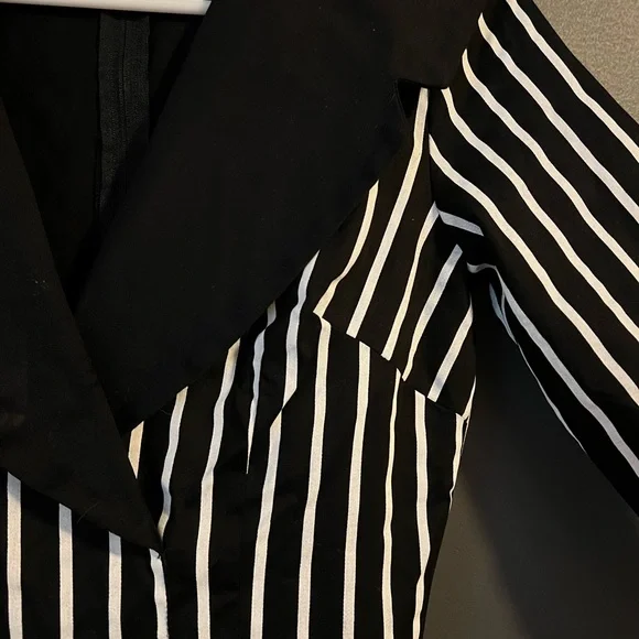 Pinup Couture Victorian Stripe Birdie Dress Extra Small XS - Picture 5 of 5